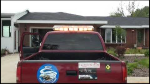 Chevy S-10 New lightbar setup (Code 3 MX7000)