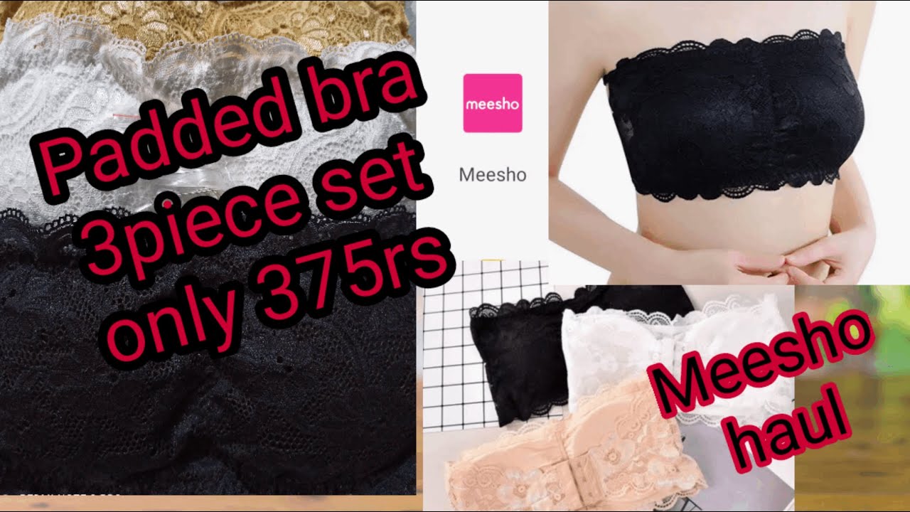 Meesho padded bra haul, Honest Review in Telugu