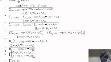 Neural networks [5.2] : Restricted Boltzmann machine - inference