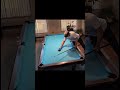 #Spin the bottle 🍾 #pool🎱 trickshot 🔥 3 rail bank side pocket