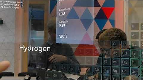 Hololens Periodic Table with Dimension API