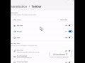 Windows 11 Taskbar Items