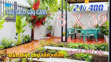 Chỉ 2,4 Tỷ 🔥Bán biệt thự sân vườn giáp Hóc Môn 5x32m trồng rau sạch thư giãn sổ hồng riêng #bds 