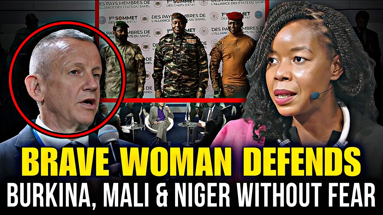 This Brave Woman DESTROYS Western Minister Live – Defends Burkina Faso, Mali, Niger Like a Boss!