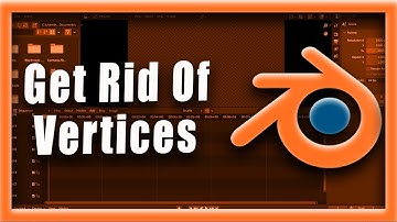 Blender Tutorial: How To Get Rid Of No Needed Vertices In Blender