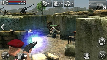 Frontline Commando: D-Day Gameplay | Map : - Utah | Mission : - 12 ( Utah : Day-2 1830Z )