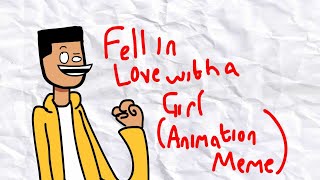 Fell In Love With A Girl || Short Animation