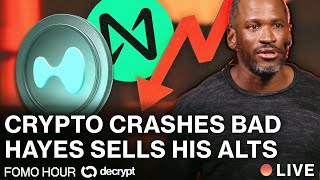 Crypto Crashes, New Lows in Sight, Bitcoin at $62k, Arthur Hayes Sells His HYPE & NEAR
