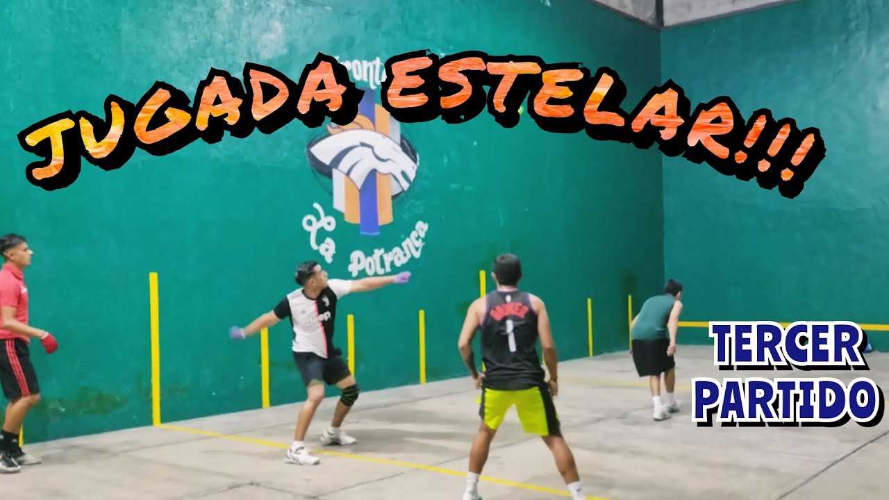 MUÑECO Y GÜERO DE C.U.  VS  ABRAHAM Y GOLDEN BOY  *FRONTÓN LA POTRANCA* 3er Partido #fronton