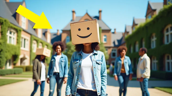 Ugly girl wear carton to school everyday to hide her face, until this happened... #tales 😱