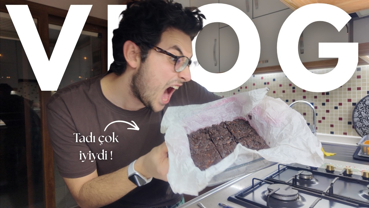 Browni böyle yapılır bu arada | Seramik Vazo, Kargoları açıyoruz & Pırasalı mücverVlog