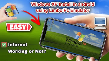 How to install windows XP in any android using Limbo Pc Emulator |  windows XP in mobile with Limbo