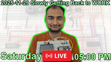 2025-11-29 Slowly Getting Back to WORK