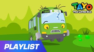 [Learn Colors] GREEN | Baby Ghost’s Hide and Seek | Team Green Car | Tayo Songs for Children | Tayo