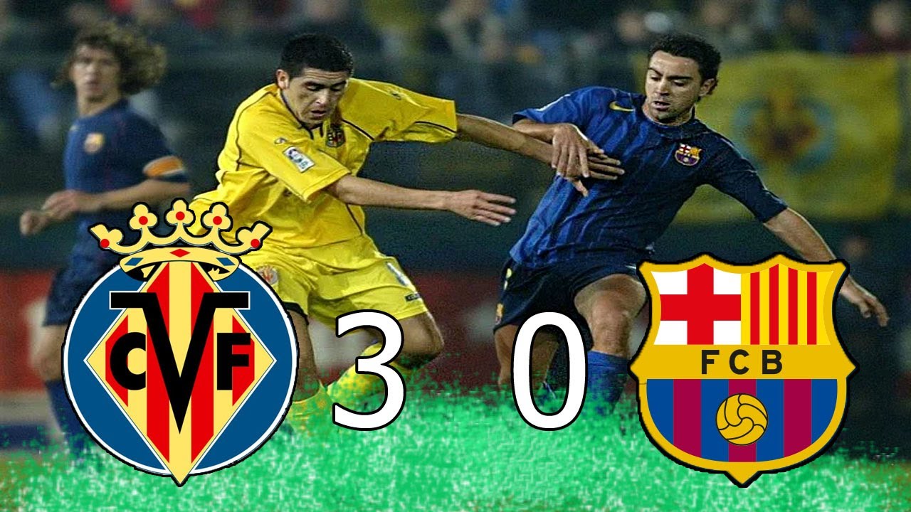 Villarreal 3 vs Barcelona 0 - LaLiga 2004/05 - Partido completo HD