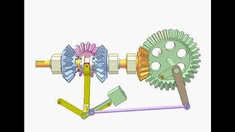 Ly hợp côn đảo chiều tự động- Bevel gear clutch for changing rotation direction 2