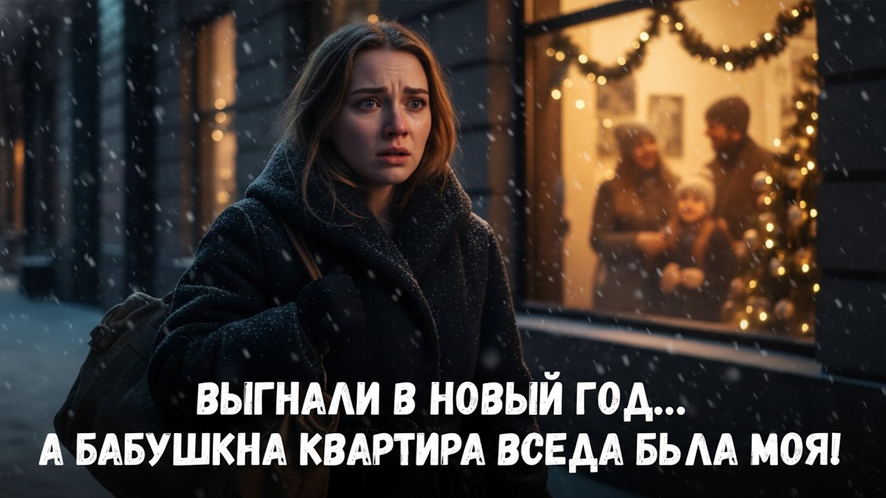 Меня выгнали в новогоднюю ночь. Квартира по завещанию бабушки оказалась моей!