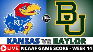 KANSAS vs BAYLOR LIVE 🏈 NCAAF Week 14 | Score Updates & Play-by-Play Commentary (Nov 30, 2024)