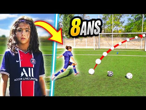 CET ENFANT DE 8 ANS A UNE PRÉCISION INCROYABLE AU FOOTBALL!