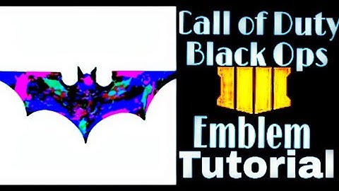 COD BO4 Black Ops 4 Easy Emblem Tutorial