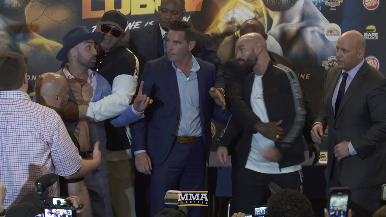 Paulie Malignaggi Spits on Artem Lobov at BKFC 6 Press Conference - MMA Fighting mixed martial arts nantes
