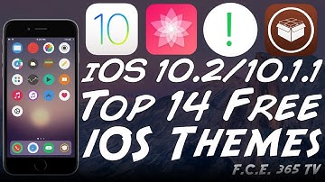 Top 14 Free Themes For iOS 10.2 / 10.1.1 Jailbreak (Yalu)