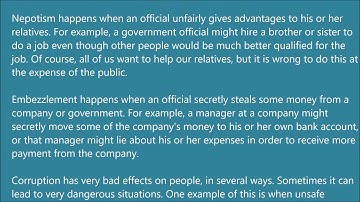 Learn English via Listening Level 3   Lesson 3   Corruption