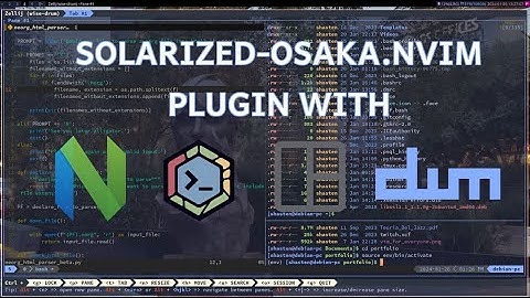 My solarized Osaka Colorscheme On Neovim, Tmux, Zellij, And My Favorite Linux Apps