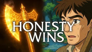 “The Honest Woodcutter | A Timeless Story That Proves Honesty Always Wins”