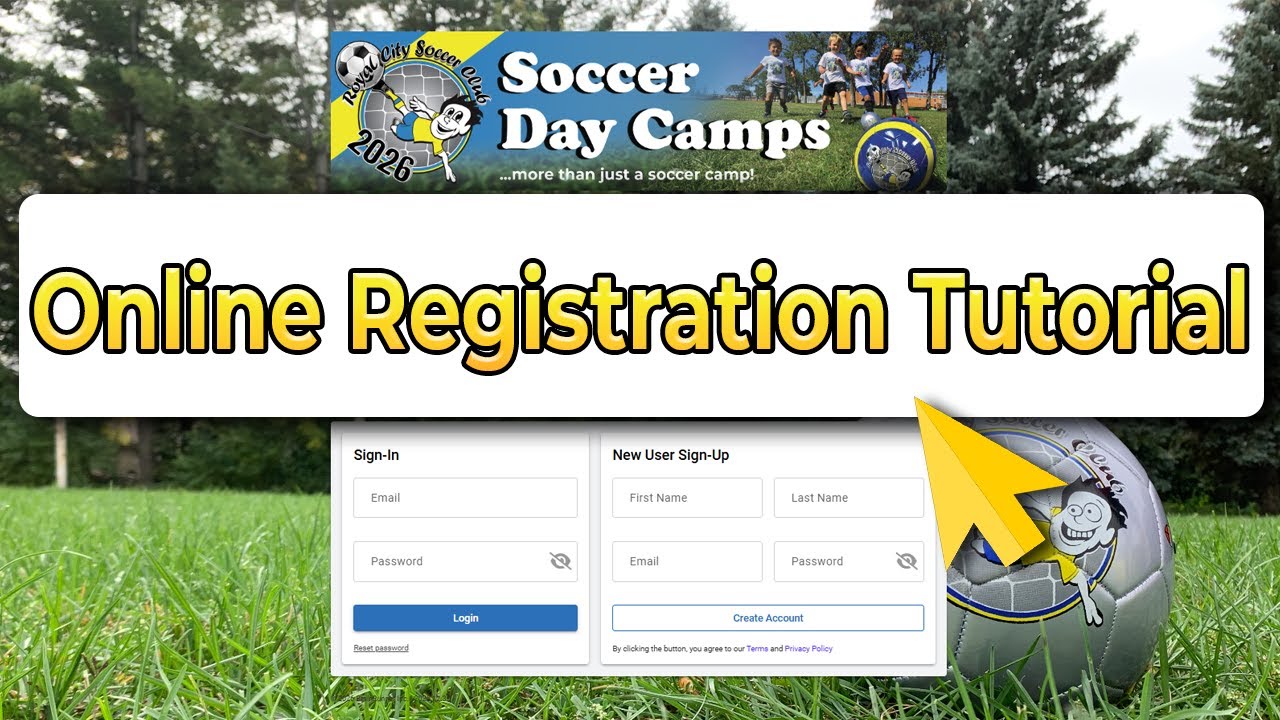 Royal City Soccer Club Online Registration Tutorial - YouTube