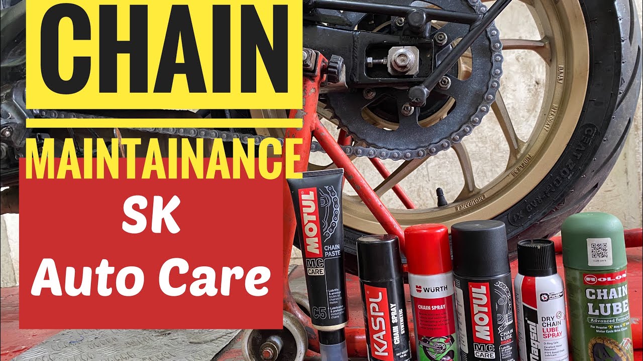 Dominar Chain Maintainance Chain Clean & Spray Chain Cleaning