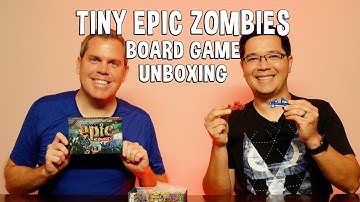 Unboxing Tiny Epic Zombies - A Big Zombie Game in a Small Box!