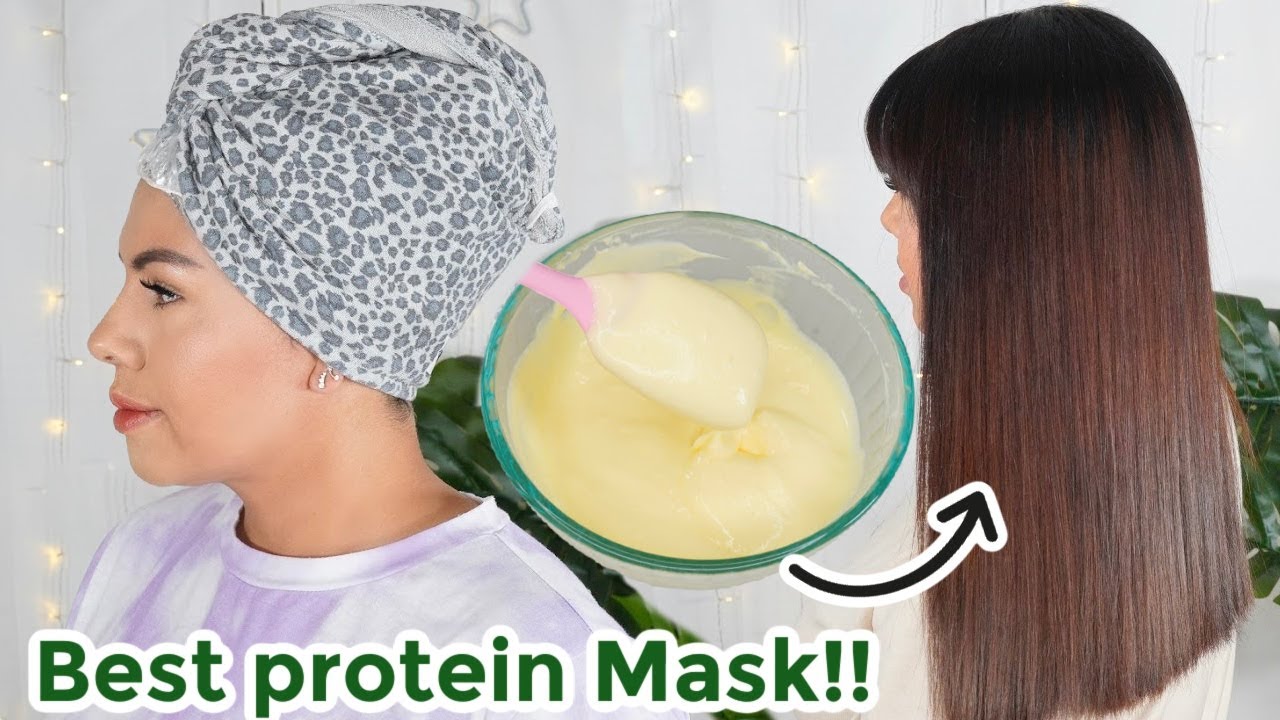 MASCARILLA DE PROTEINA PARA EL CABELLO :MUERTO, DAÑADO Y SECO  !RESULTADOS INCREIBLES