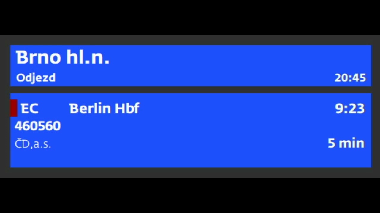 INISS Vymyšlený vlak - EC 460560