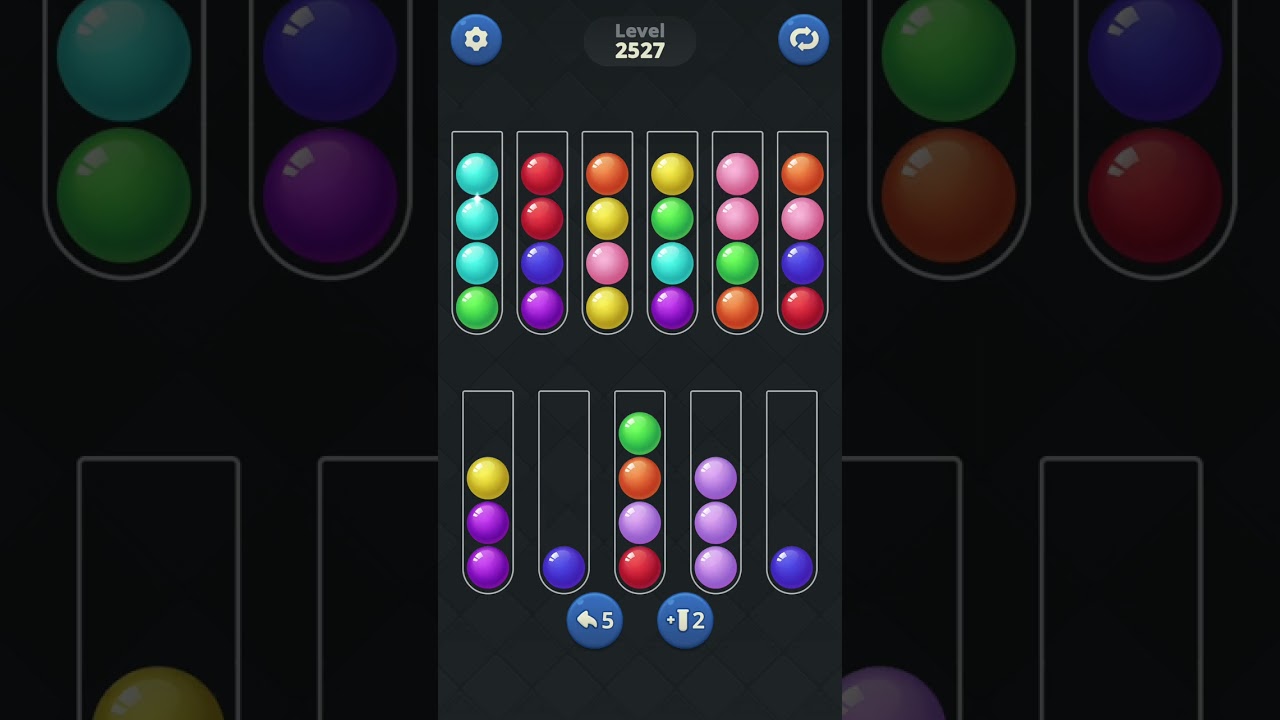 Ball Sort by Infinite Joy: Levels 2526, 2527, 2528