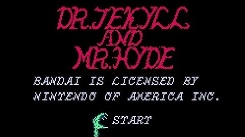 Dr. Jekyll and Mr. Hyde (NES) - Both Jekyll endings