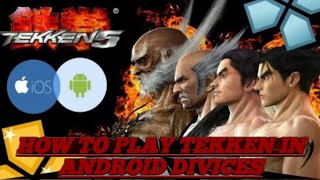 #TEKKEN_ (HOW TO PLAY TEKKEN IN ANDROID DIVICES- in hindi)✌️✌️👍 screenshot 4