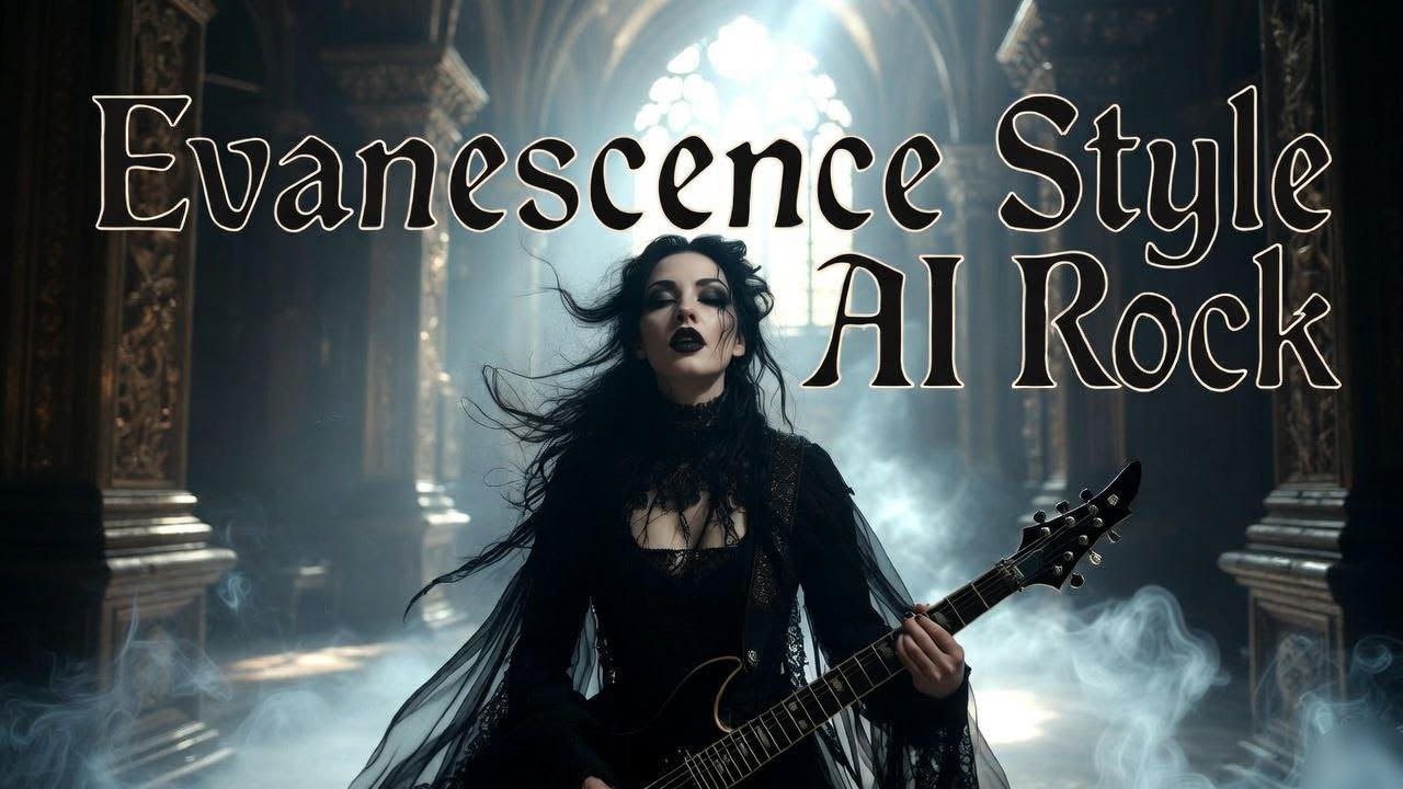 🥀 Рок в стиле Evanescence | AI Женский Вокал | Evanescence Style Rock | AI Female Vocals