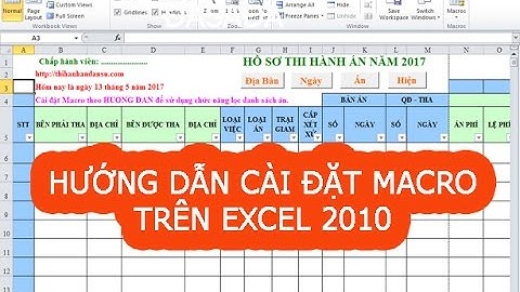 Hướng dẫn enable macro trong excel 2010 năm 2024