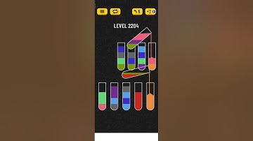 water sort puzzle - level 2204