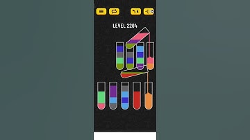 water sort puzzle - level 2204