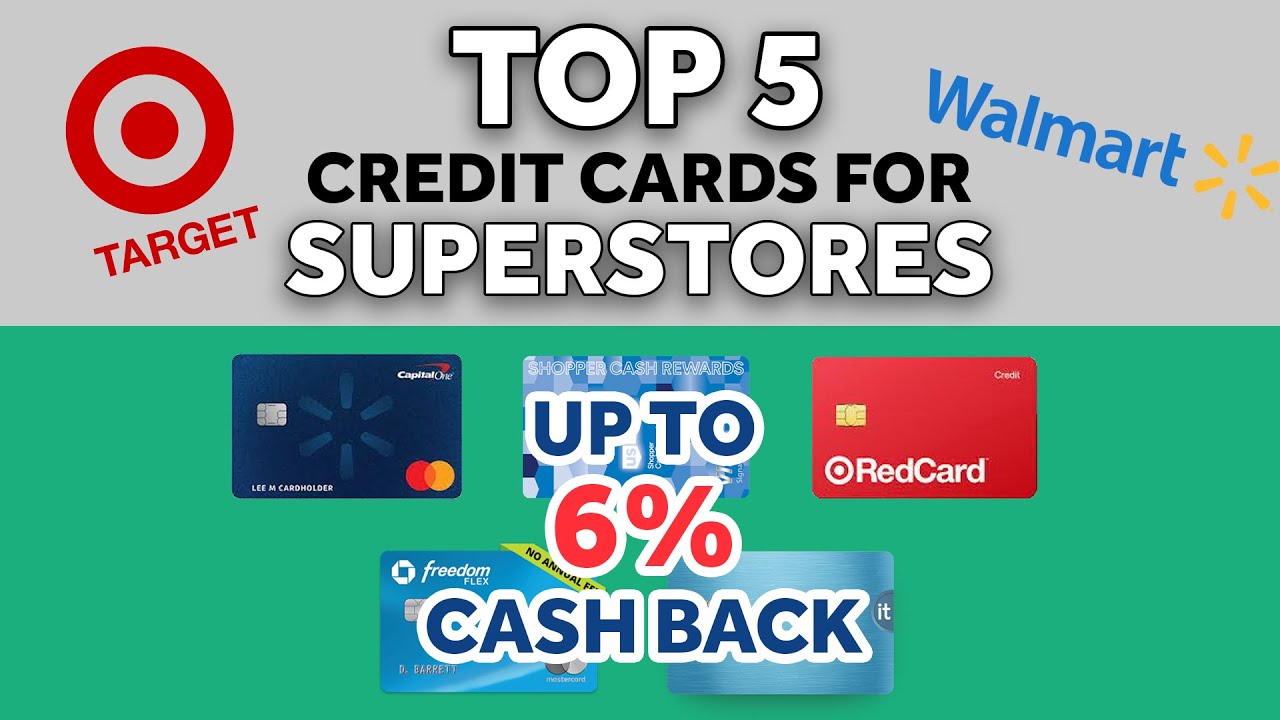 🛍️ 5 BEST Credit Cards for Superstores in 2024 ⭐ Best Credit Cards for