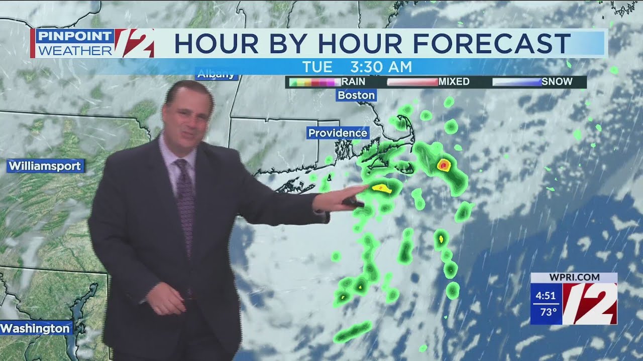WPRI 12 Weather Forecast for 7/7/25: Warm and Very Humid Today with a ...