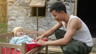 Baby Truc Lam Is About to Roll Over - Trieu Duong Builds a Soft Play Mat screenshot 5