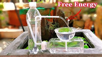 Tự Làm Đài Phun Nước Để Bàn Không Cần Điện Bằng Chai Nhựa | đài phun nước mini