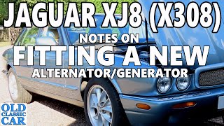 Alternator (generator) change on a Jaguar XJ8 (X308)