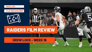 Drew Lock’s Best Game as a Pro | Week 16 Raiders Film Breakdown