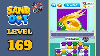 Sand out color puzzle level 169 solution and walkthrough 