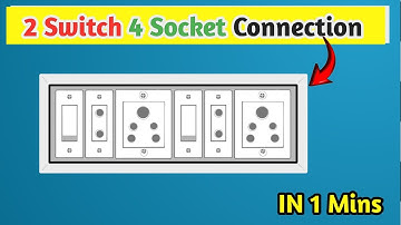 2 Switch 4 Socket Connection l Electric switch Board Wiring l Sam Electric