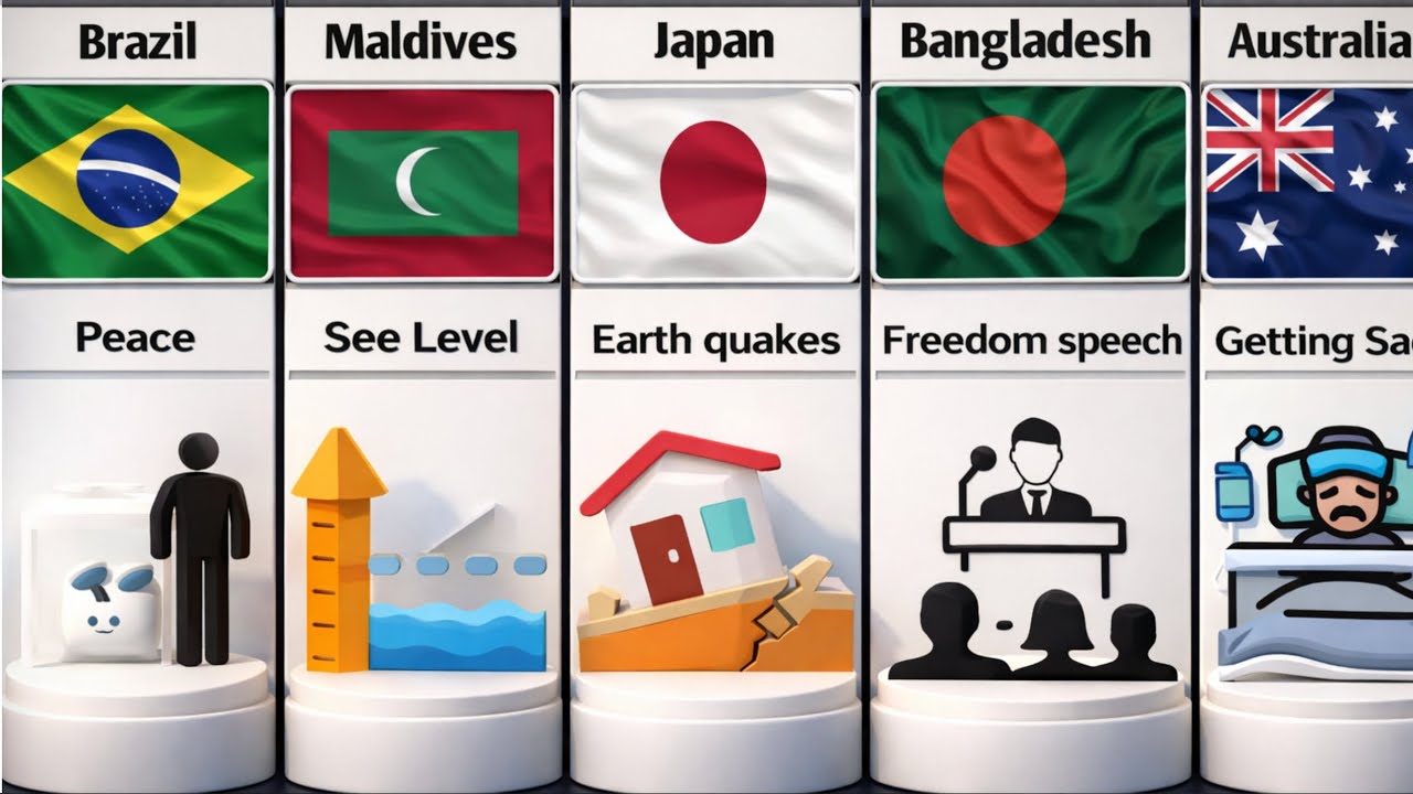 Biggest Fear Of People From Different Countries